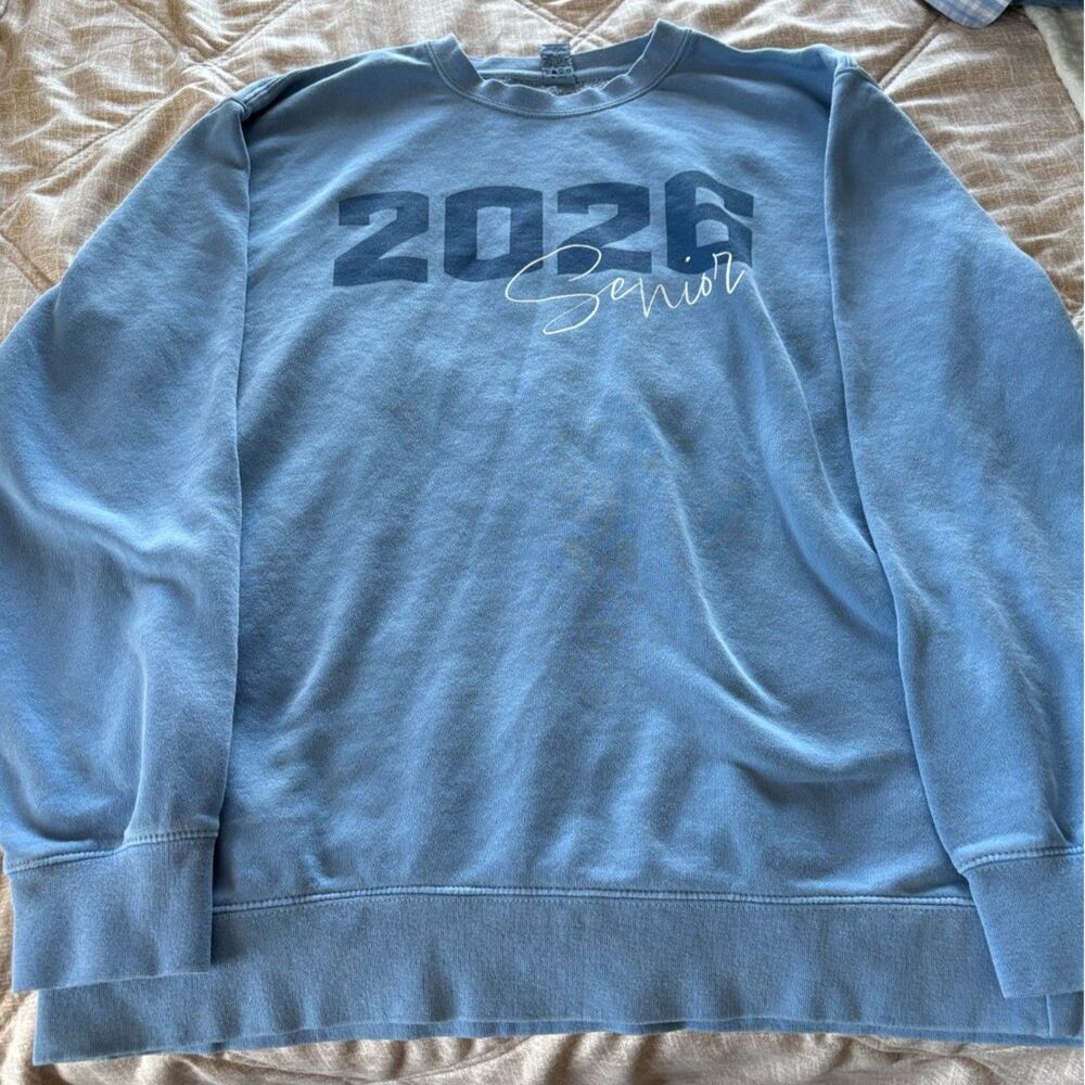 Independent Trading Company: Senior 2026 Crewneck Blue Sweatshirt
